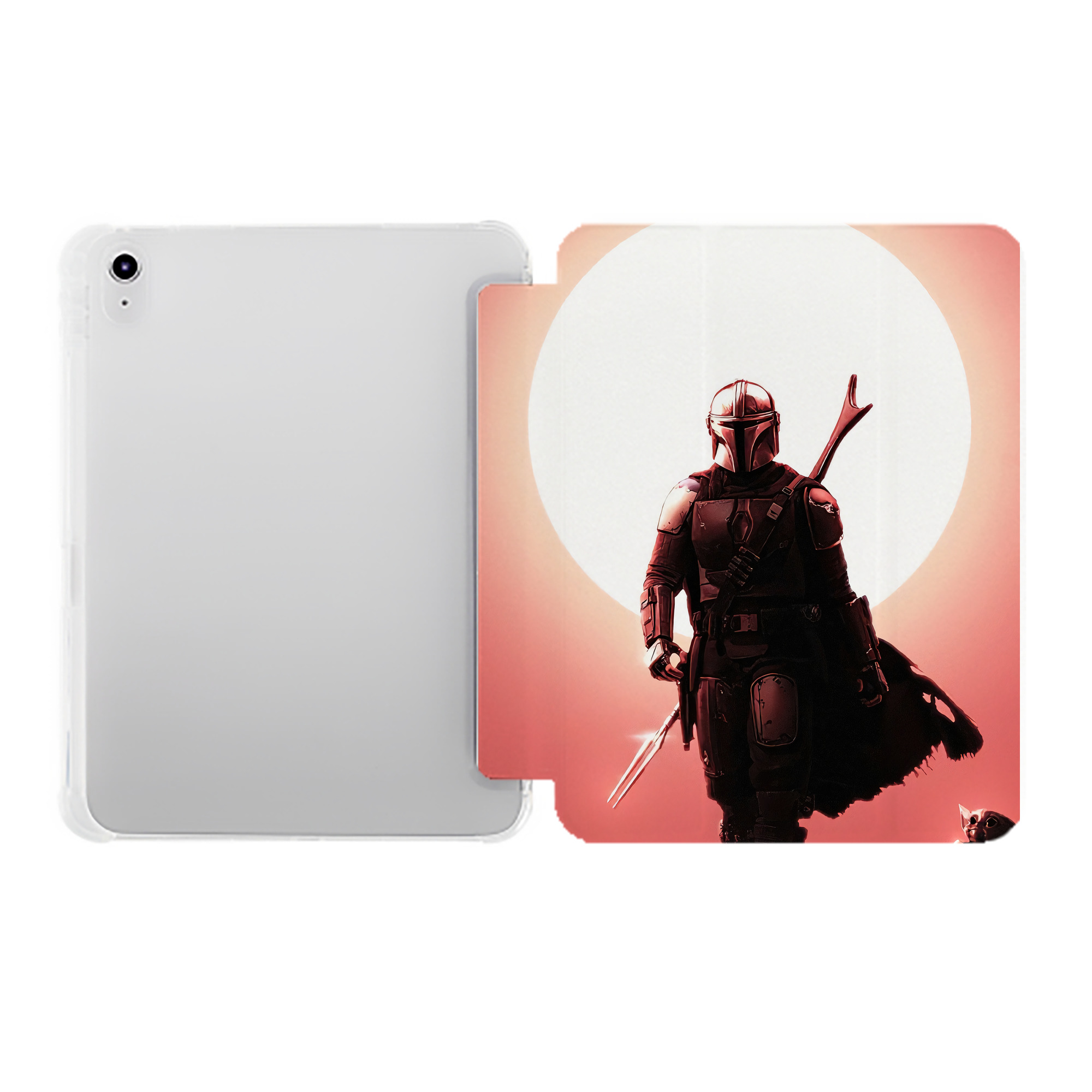 （画像用） スター・ウォーズ Star Wars IPad ケース ペン収納付き 三つ折りスタンド PUレザー×シリコン 対応機種9.5/10.5/10.9インチ
